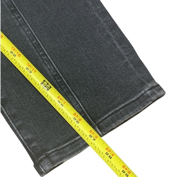 Jonathan Simkhai Button Fly Slim Straight Marley Darted Vintage Noir Jean Sz 27 - Picture 6 of 9